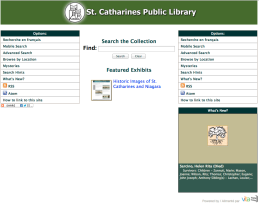 St. Catharines Public Library VITA site